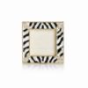 Picture of Jay Strongwater Leland Pavé Corner  Square Frame - Zebra