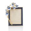 Picture of Jay Strongwater Kelsey Orchid Frame - Delft Blue