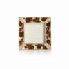 Picture of Jay Strongwater Leland Pavé Corner Square Frame - Amber Leopard