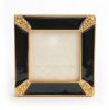 Picture of Jay Strongwater Leland Pavé Corner Square Frame - Jet Black