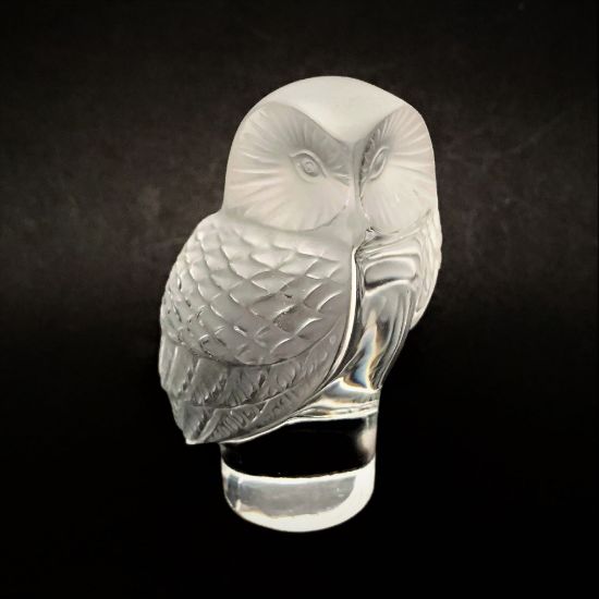 Picture of  Lalique 'Chouette' Owl Paperweight