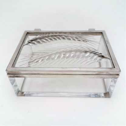 Picture of Lalique Epis Dresser Box With Silverplated Hardware