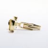 Picture of Vintage Mid Century 14k Yellow Gold & Black Star Sapphire Cufflinks