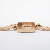 Picture of 14k Rose Gold Faux Watch Bracelet with Diamond & Ruby Accents