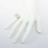 Picture of 14k White Gold Ring with Three Rows of Diamonds