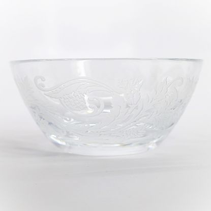 Picture of Christofle France Etched Crystal 'Orangerie' Bowl with Original Box
