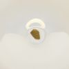 Picture of Antique Carder Era Steuben Glass Gold Calcite Footed Centerpiece Bowl, Shape #5150