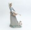 Picture of Lladro 'Girl With Goose & Dog' Figurine #4866