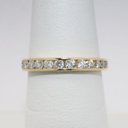 Picture of 14k Yellow Gold Diamond Eternity Band 