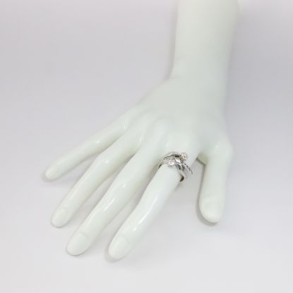 Picture of 14k White Gold Vintage Old Mine Cut Diamond Ring
