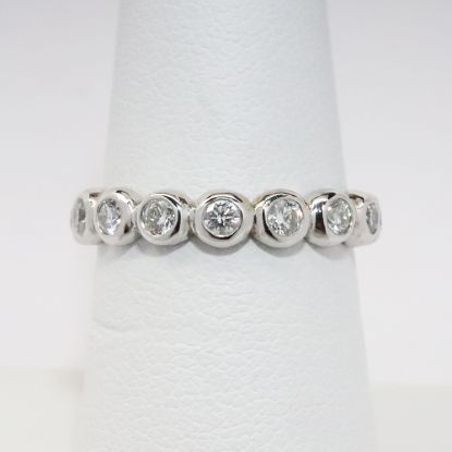 Picture of 14k White Gold Diamond Eternity Band 