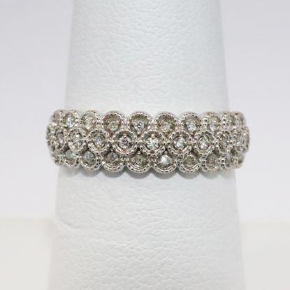 Picture of 14k White Gold Diamond Band