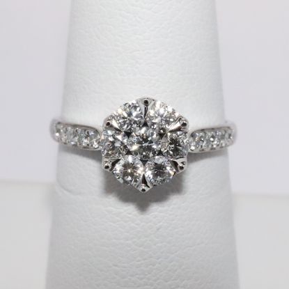 Picture of 14k White Gold Diamond Ring
