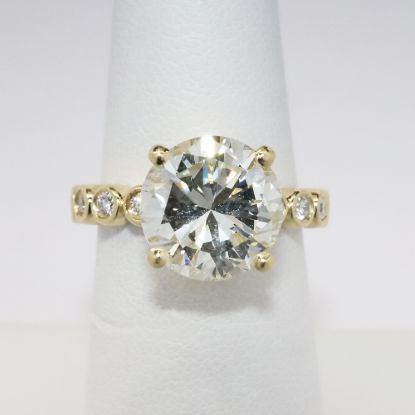 Picture of 14k Yellow Gold Diamond Ring