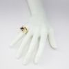Picture of 14k Yellow Gold Amethyst & Diamond Ring