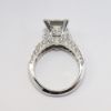 Picture of 18k White Gold 4.02Ct Princess Cut Diamond Ring 