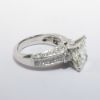 Picture of 18k White Gold 4.02Ct Princess Cut Diamond Ring 