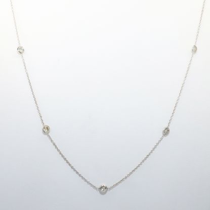 Picture of 14k White Gold Diamond Necklace