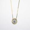 Picture of 14k Yellow Gold Diamond Necklace