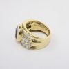 Picture of 18k Yellow Gold Tanzanite Diamond Ring