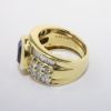 Picture of 18k Yellow Gold Tanzanite Diamond Ring