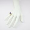 Picture of 18k Yellow Gold Tanzanite Diamond Ring