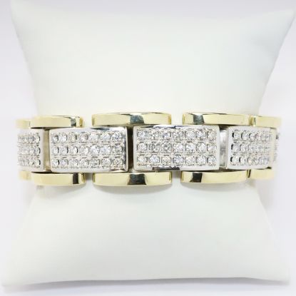 Picture of 14k Two-Tone Gold Diamond Bracelet
