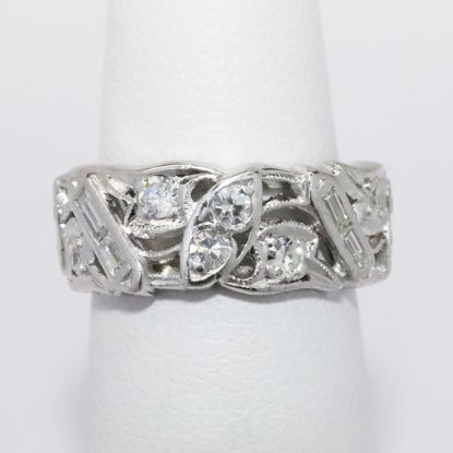 Picture of Vintage Platinum Diamond Band