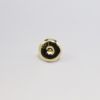 Picture of 14k Yellow Gold & Square Brilliant Cut Diamond Solitaire Stud Earrings