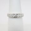 Picture of 14k White Gold & Channel Set Round Brilliant Cut Diamonds Wedding Band