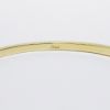 Picture of 18k Yellow Gold Hinged Bangle Bracelet with Alternating Blue Sapphires & Diamonds