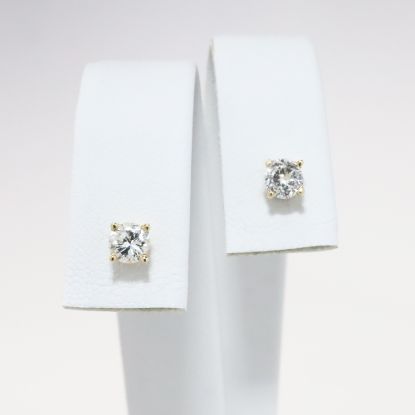 Picture of 14k Yellow Gold .50CTW Diamond Studs 