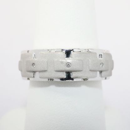Picture of 14k White Gold Men's Ring 