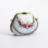 Picture of Retired Limoges Porcelain Purse Trinket Box with Floral Details