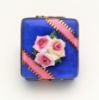 Picture of Ateliers De Limoges Hand Painted Square Box With Delicate Roses On Top & Inside The Box