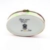 Picture of  Retired Limited Edition Oval Shaped Trinket Box With Wild Rose Motif By La Gloriette