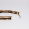 Picture of 14k Rose Gold & Pavé Set Diamond Open Hoop Earrings