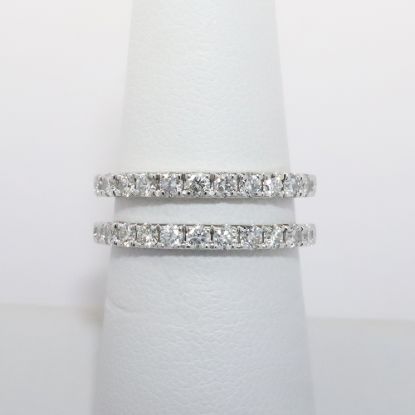 Picture of 14k White Gold & Diamond Diamond Insert Ring Enhancer