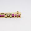 Picture of 14k Yellow Gold Ruby & Diamond Bracelet 