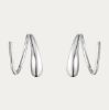 Picture of Georg Jensen 'Mercy' Sterling Silver Swirl Earrings