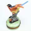 Picture of  Rare Limoges Porcelain Bird On Branch Trinket Box by Chamart