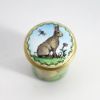 Picture of Rare Halcyon Days Enameled 'Watership Down' Pill Box Featuring Hazel