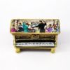 Picture of Limoges Porcelain Upright Piano Trinket Box with Orchestra Painting On Lid
