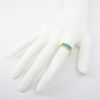 Picture of Antique 18k Yellow Gold Ring with Five Turquoise Spheres