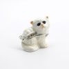 Picture of Kingspoint Designs Bianca the White Persian Kitten Mini Trinket Box
