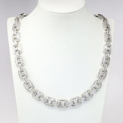 Picture of 14k White Gold Diamond Necklace 