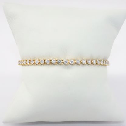 Picture of 18k Yellow Gold Tiffany & Co. Diamond Line Bracelet