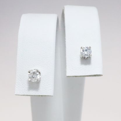 Picture of 14k White Gold .40CTW Diamond Studs 