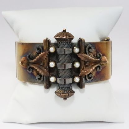 Picture of 21k Yellow Gold Victorian Bangle Bracelet 