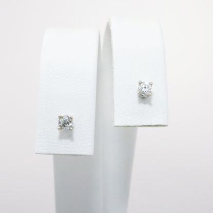 Picture of 14k White Gold .27CTW Diamond Studs 
